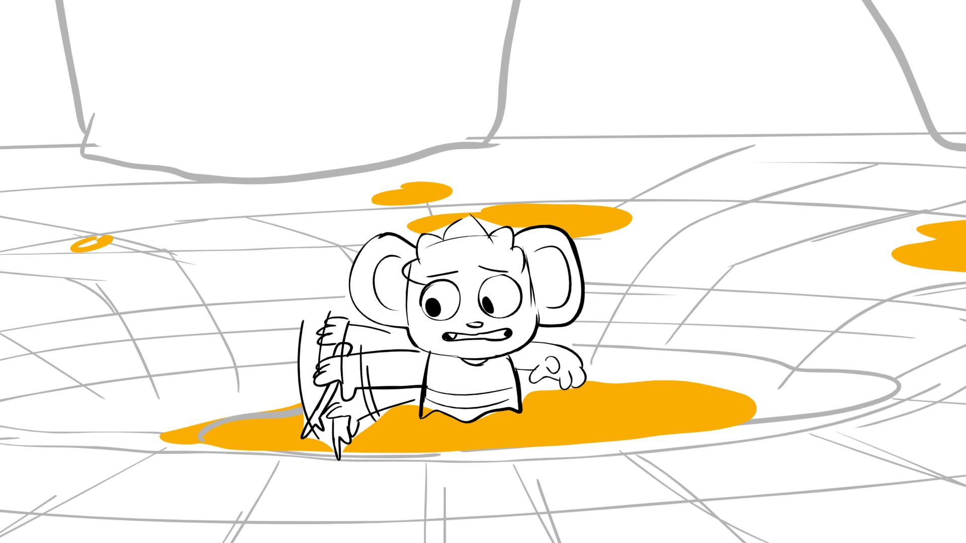 Fun with Nubs — Ep. 112, lámina 107, storyboard by Melissa Ballesteros